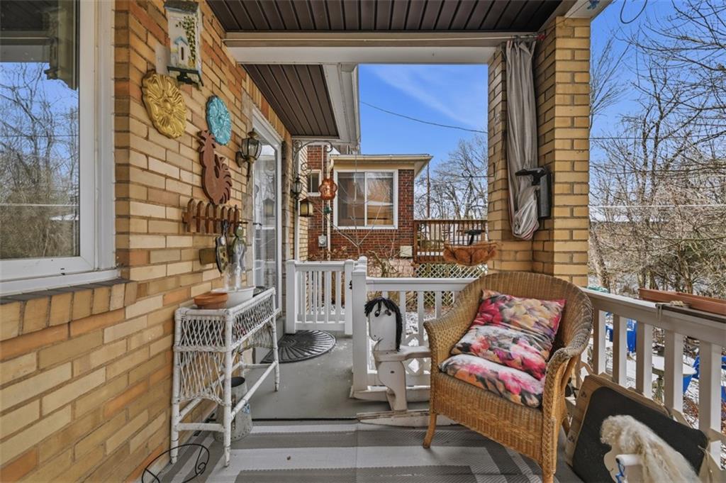 7210 Raymond Street Pittsburgh, PA 15218 - Photo 32 of 37 a view of a patio with couches chairs and potted plants