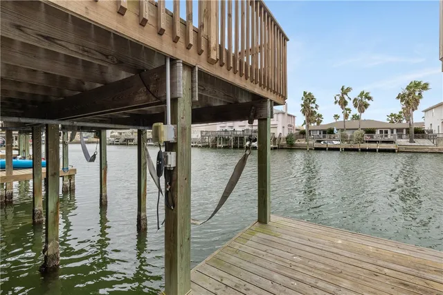 a balcony with hardwood area