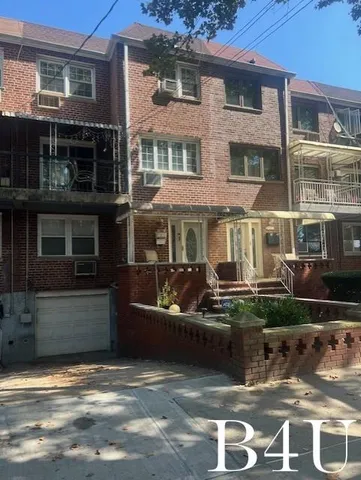 a front view of a house with balcony
