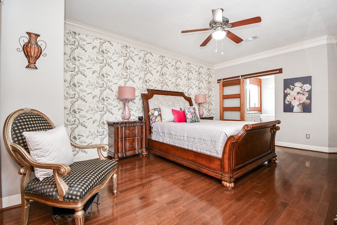 3680 Eula Morgan Road Katy, TX 77493 - Photo 15 of 50 A from the Primary Bedroom closet across to the entrance to the Primary bathroom.