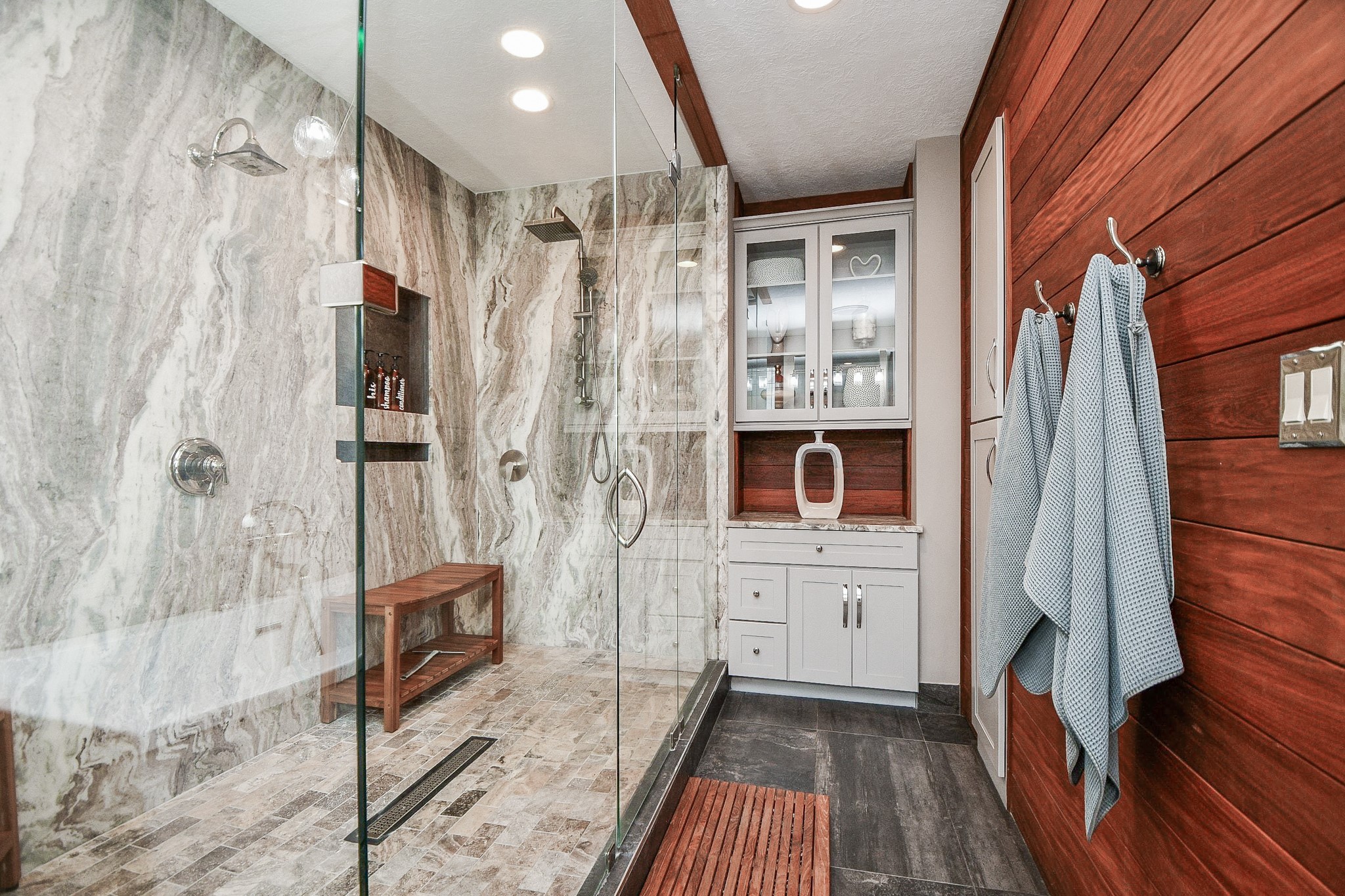 3680 Eula Morgan Road Katy, TX 77493 - Photo 25 of 50 a bathroom with a shower and a sink