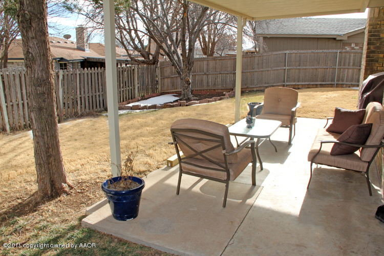 5209 Royce Drive Amarillo, TX 79110 - Photo 19 of 20 Back Patio
