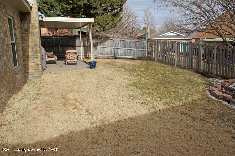 5209 Royce Drive Amarillo, TX 79110 - Photo 20 of 20 Backyard