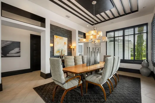 a view of a balcony with lake view