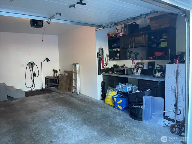 a view of storage and utility room