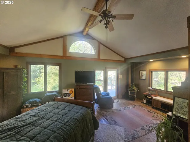 a view of deck with wooden floor and outdoor seating