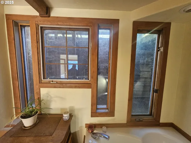 a view of a livingroom with a fireplace