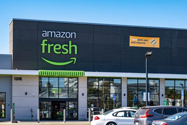 a view of a door with a street sign