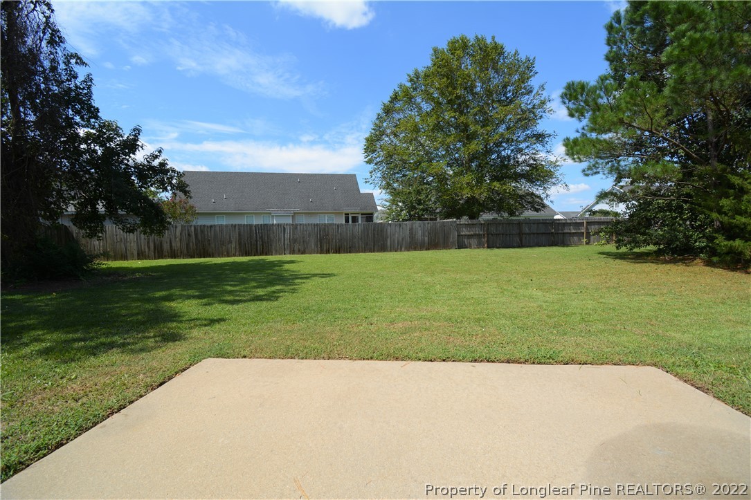 4308 Rocinta Court Hope Mills, NC 28348 - Photo 23 of 23 a view of a backyard