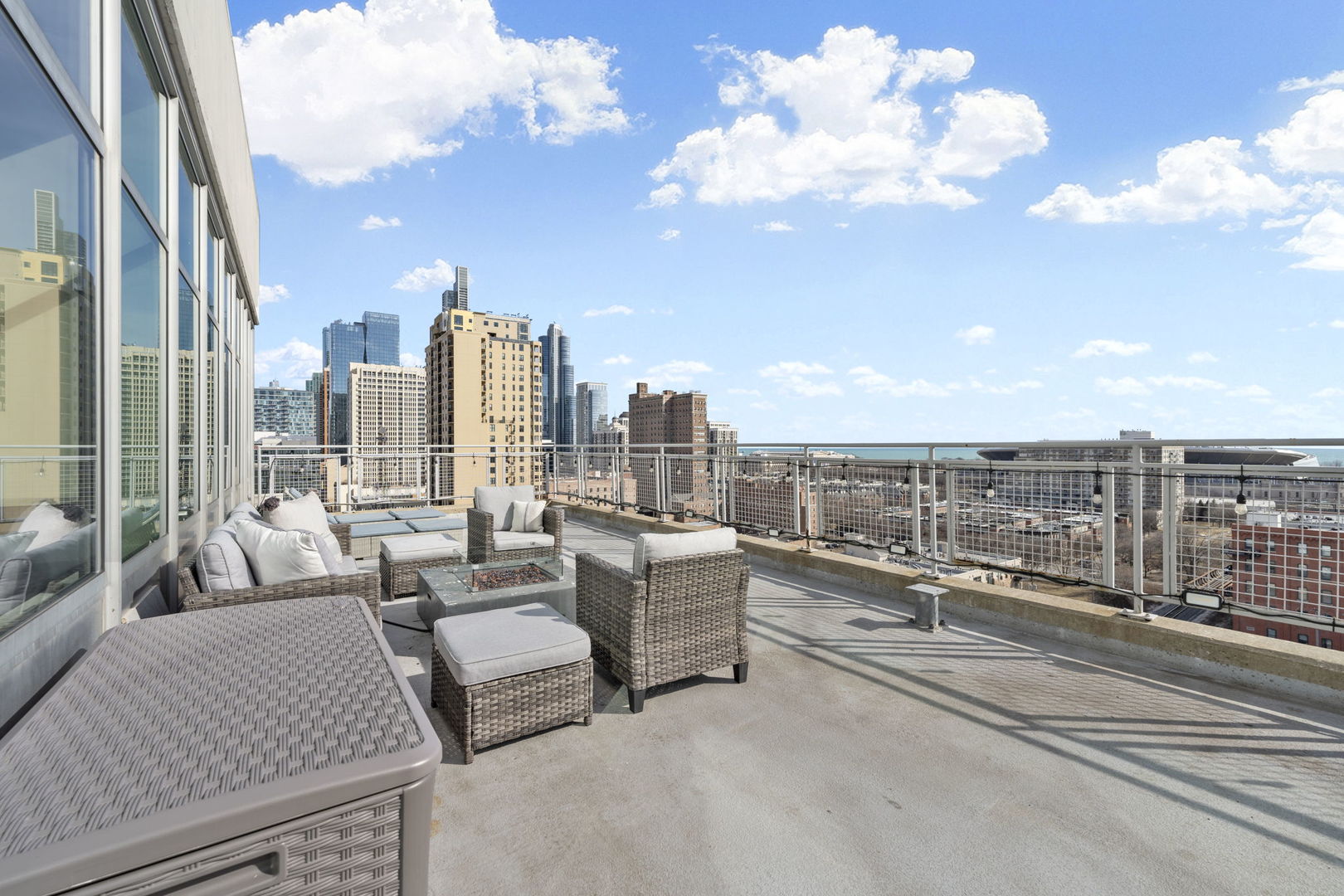 50 East 16th Street, Unit 1405 Chicago, IL 60616 - Photo 28 of 36 a view of roof deck with patio