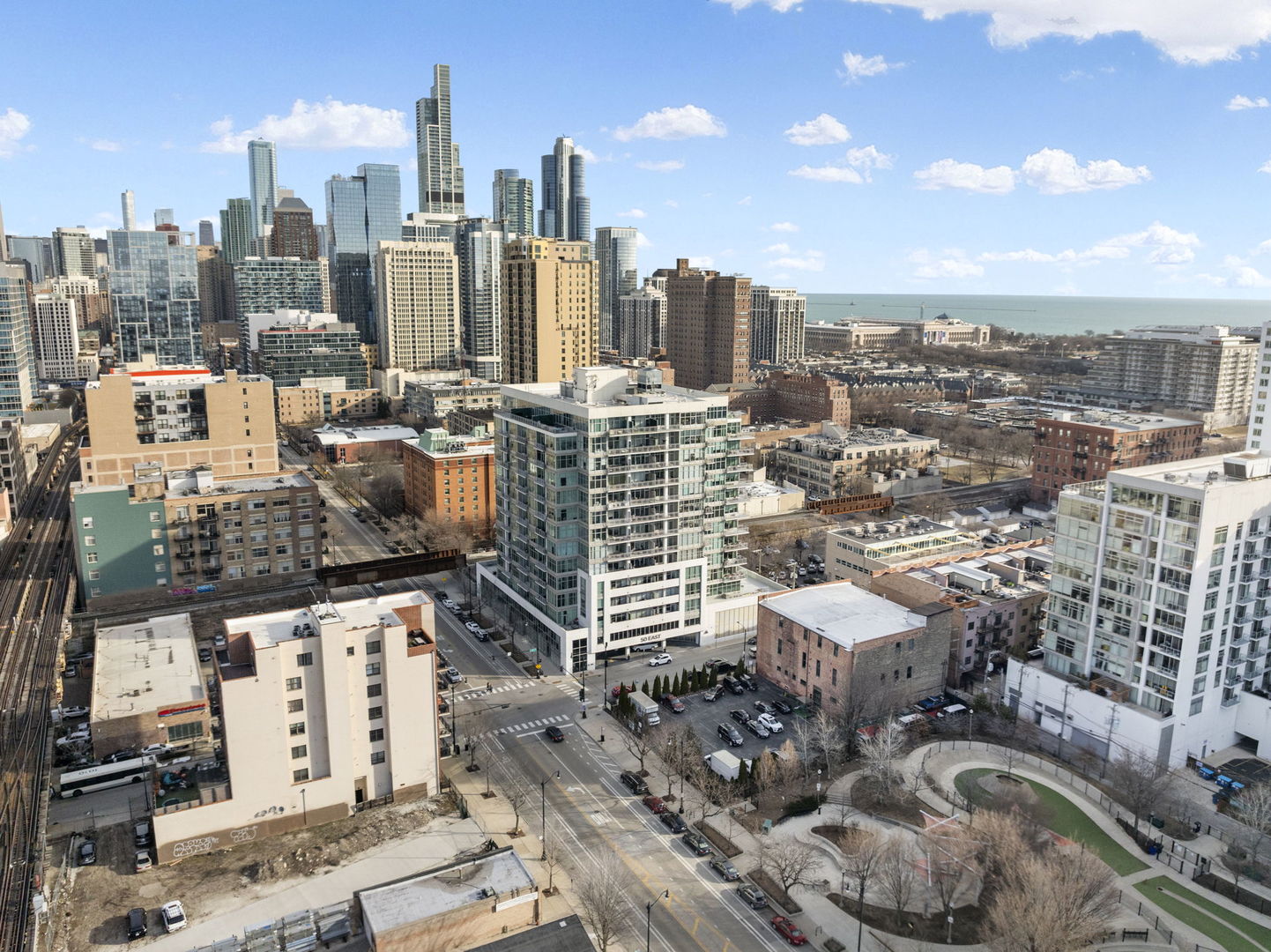 50 East 16th Street, Unit 1405 Chicago, IL 60616 - Photo 32 of 36 a city view with tall buildings