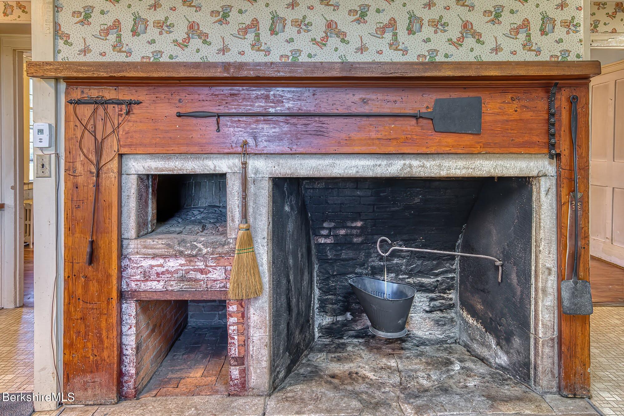 64 Hewins Street Sheffield, MA 01257 - Photo 21 of 53 20 kitchen fireplace detail