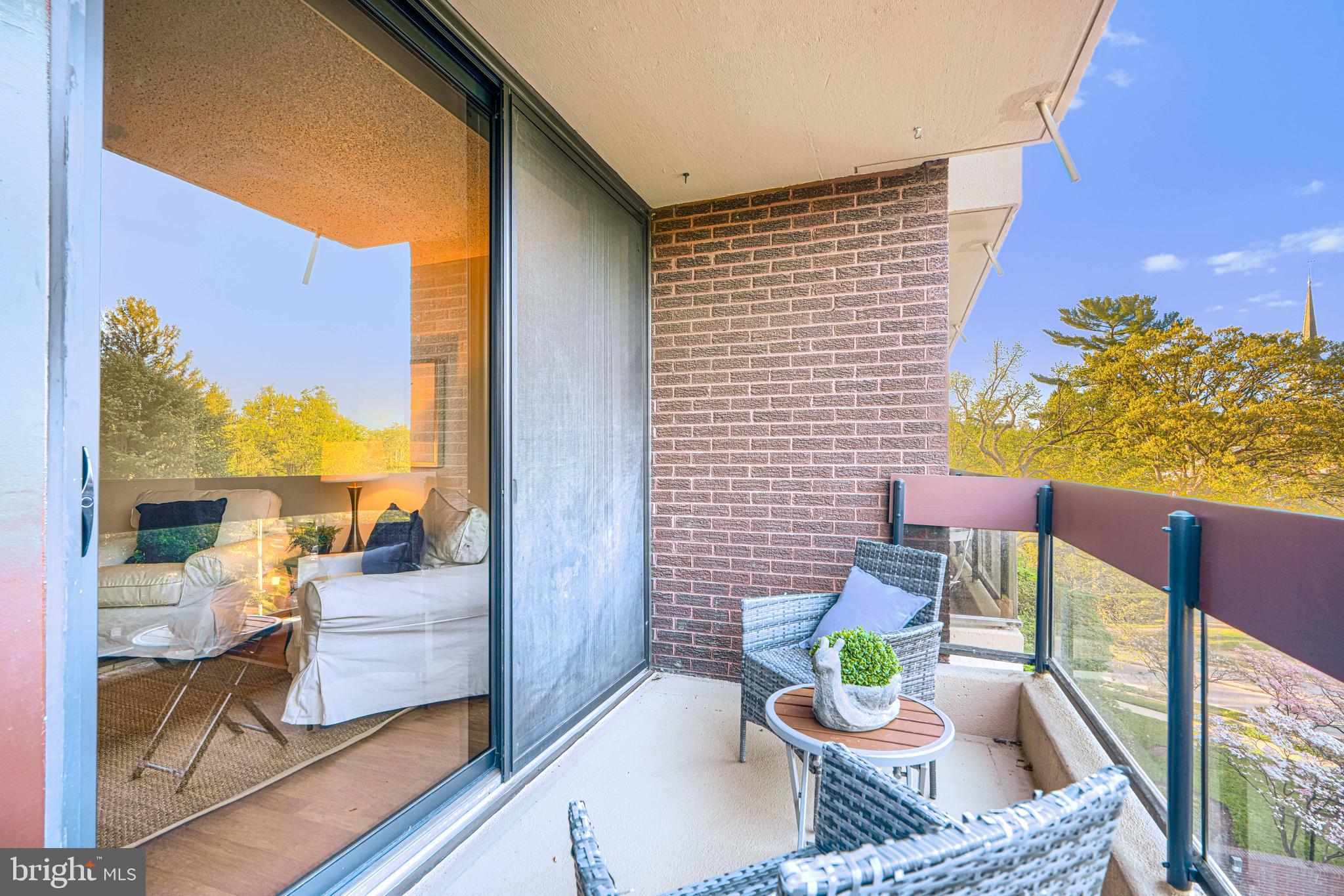 4100 North Charles Street, Unit 412 Baltimore, MD 21218 - Photo 13 of 56 Balcony off den