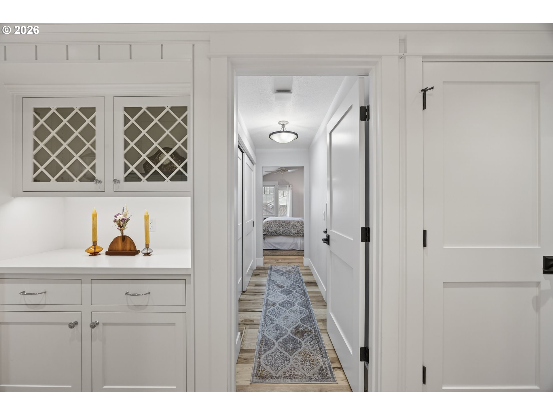 525 Point Avenue Depoe Bay, OR 97341 - Photo 30 of 47 a view of a hallway with closet