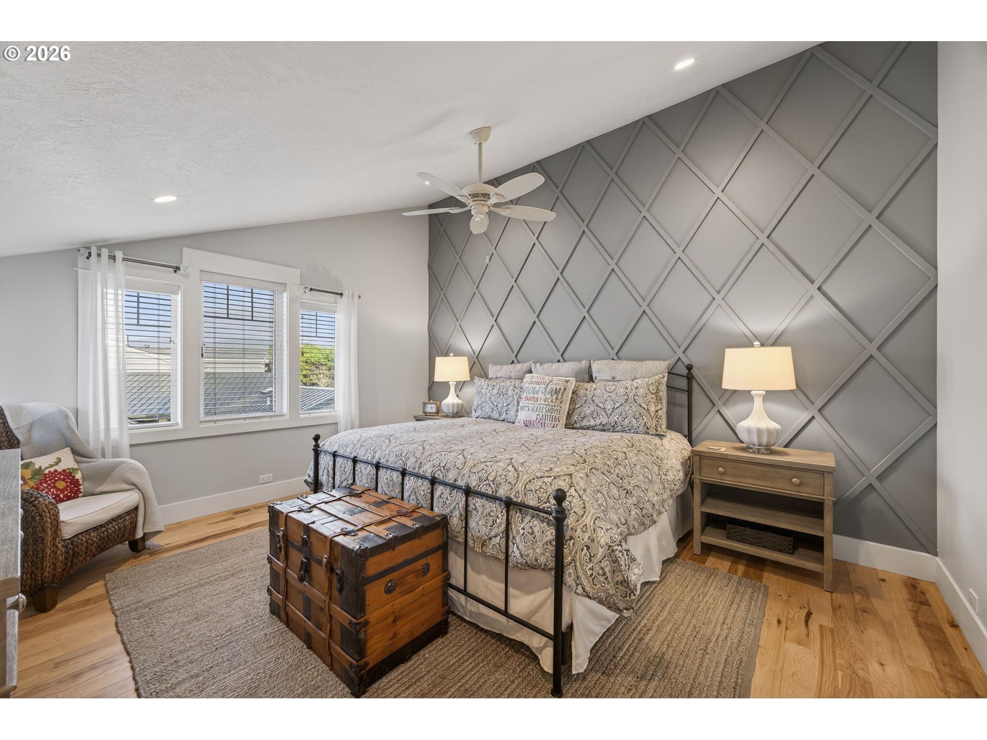 525 Point Avenue Depoe Bay, OR 97341 - Photo 31 of 47 a bedroom with a bed dresser and a window