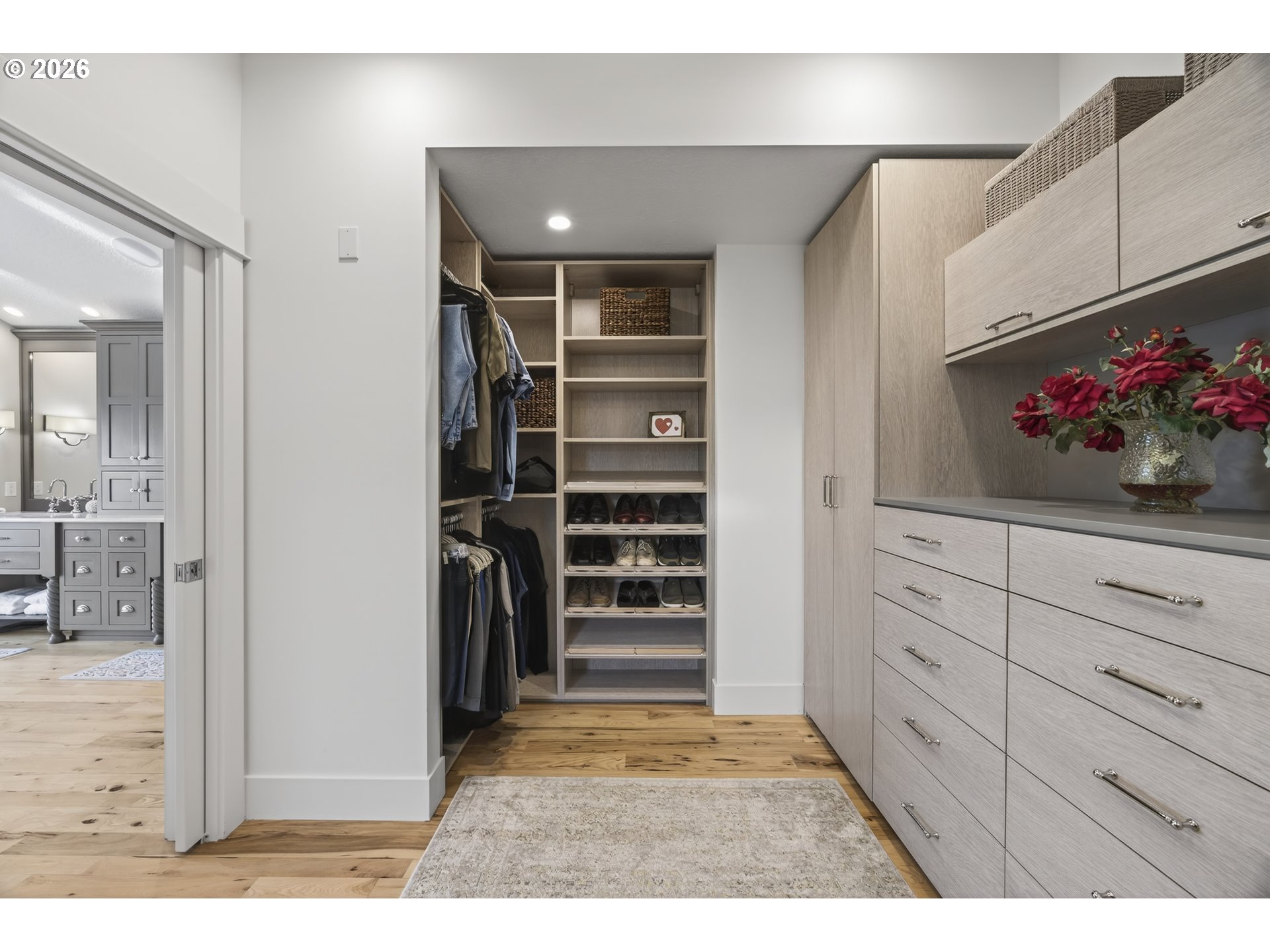 525 Point Avenue Depoe Bay, OR 97341 - Photo 40 of 47 a view of walk in closet with clothes and shoes