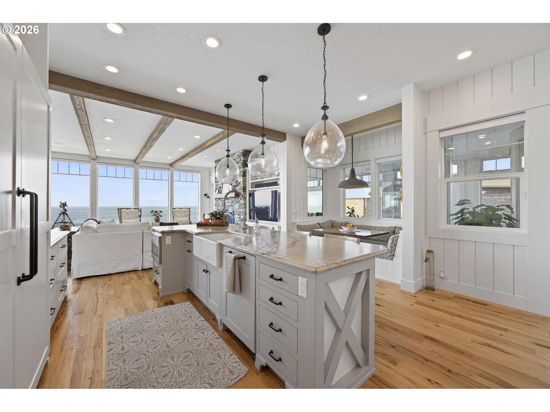 525 Point Avenue Depoe Bay, OR 97341 - Photo 10 of 47 a large kitchen with a lot of counter space