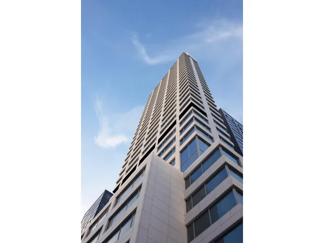 a front view of a building