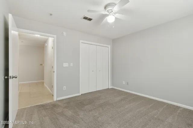 a view of elevator with hallway