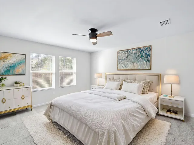 a view of a room with rack on the wall