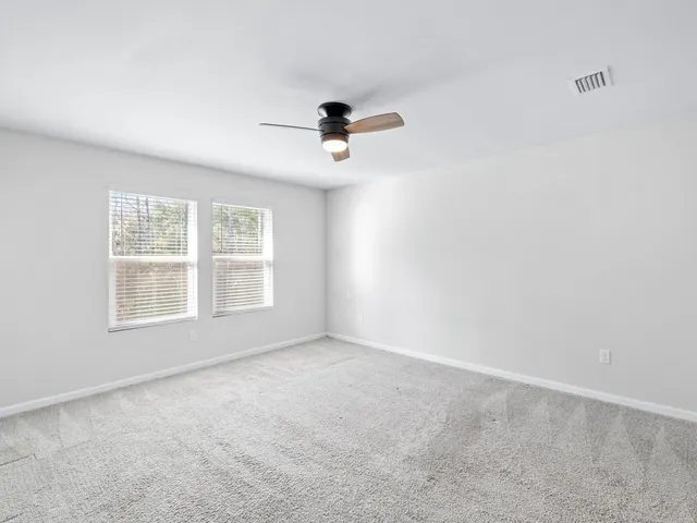 a backyard of a house