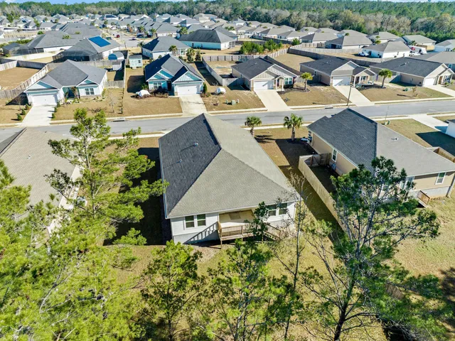 a view of a park with slide