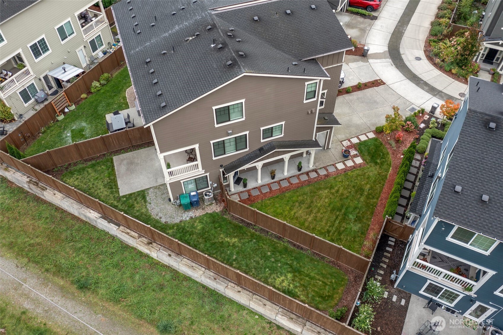 4612 186th Place Southeast, Unit A Bothell, WA 98012 - Photo 29 of 39 an aerial view of a house
