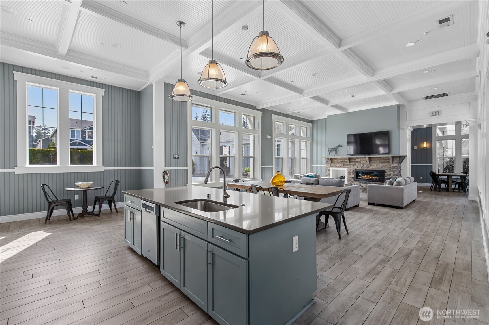 4612 186th Place Southeast, Unit A Bothell, WA 98012 - Photo 35 of 39 a kitchen with counter space appliances and living room