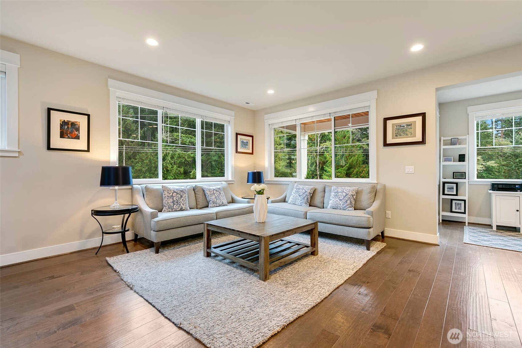 4612 186th Place Southeast, Unit A Bothell, WA 98012 - Photo 10 of 39 a living room with furniture and a large window