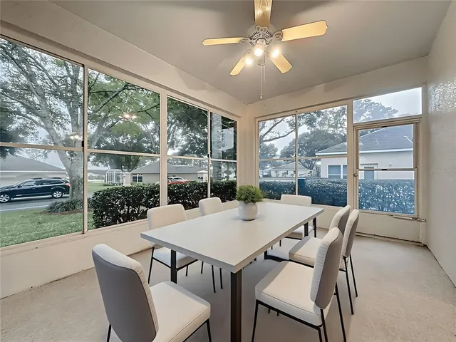 a view of a swimming pool and outdoor space