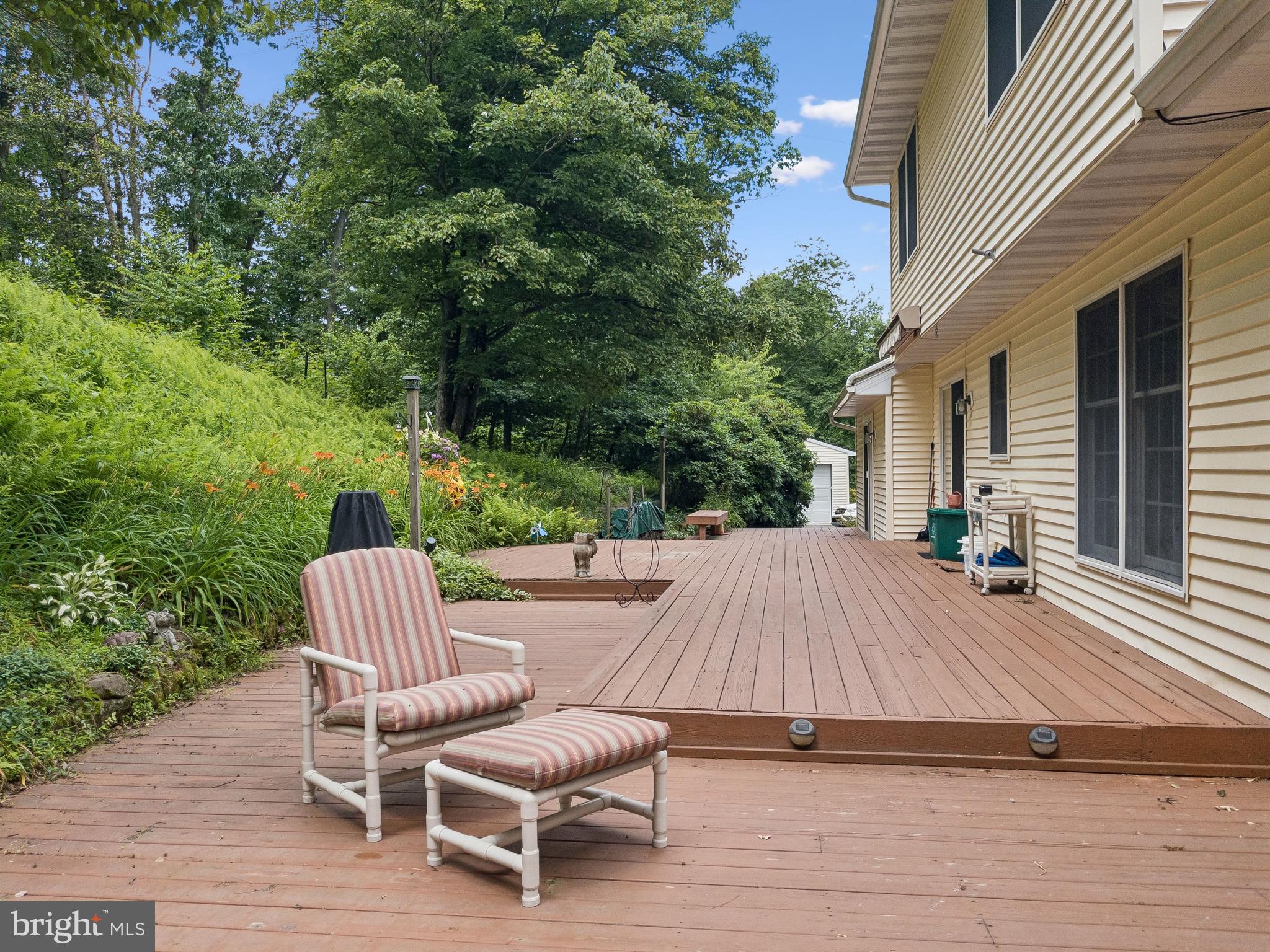 407 Miller Road Reading, PA 19608 - Photo 9 of 37 Large Back Deck