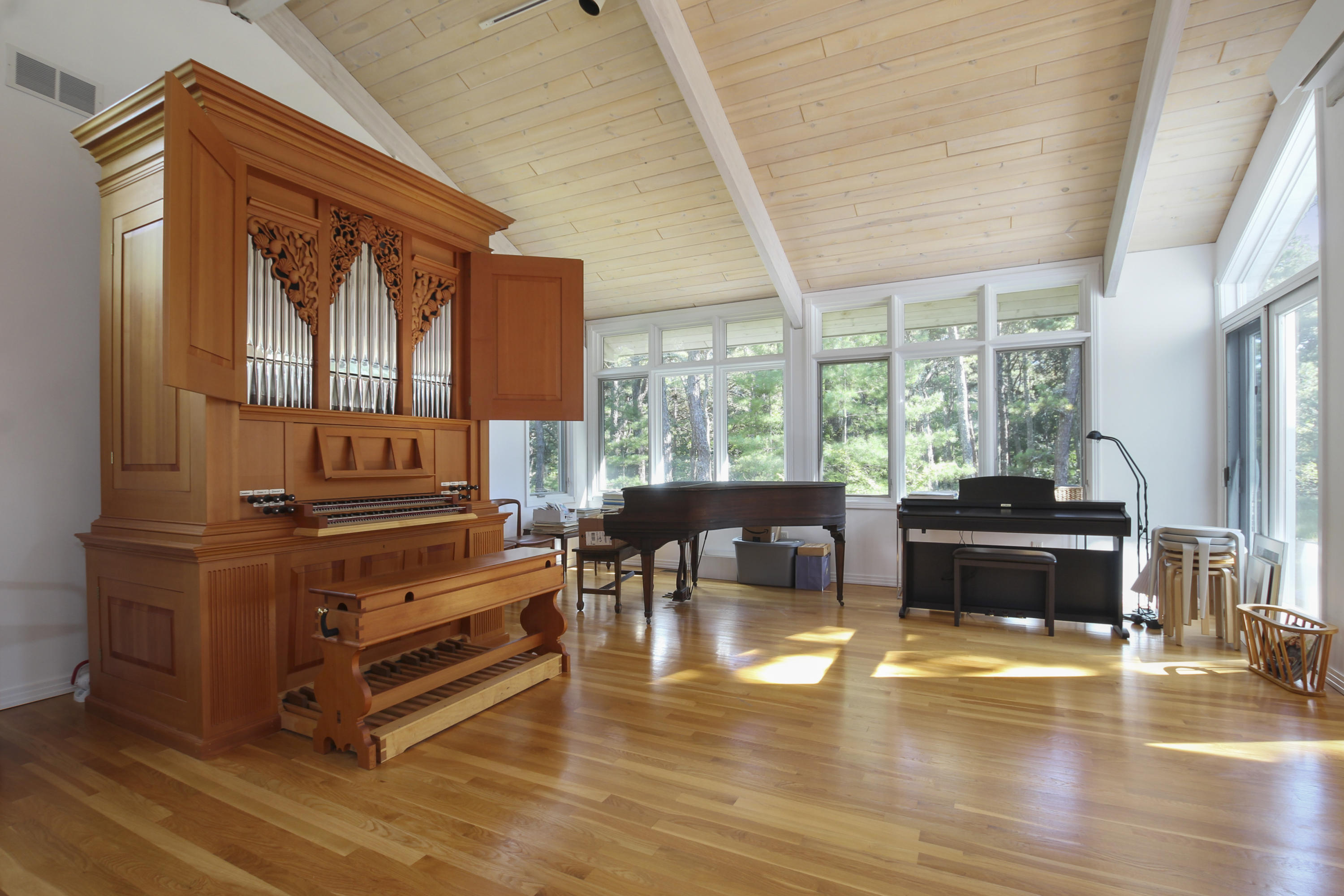 164 Long Pond Road Wellfleet, MA 02667 - Photo 11 of 33 a living room with furniture a wooden floor and a window