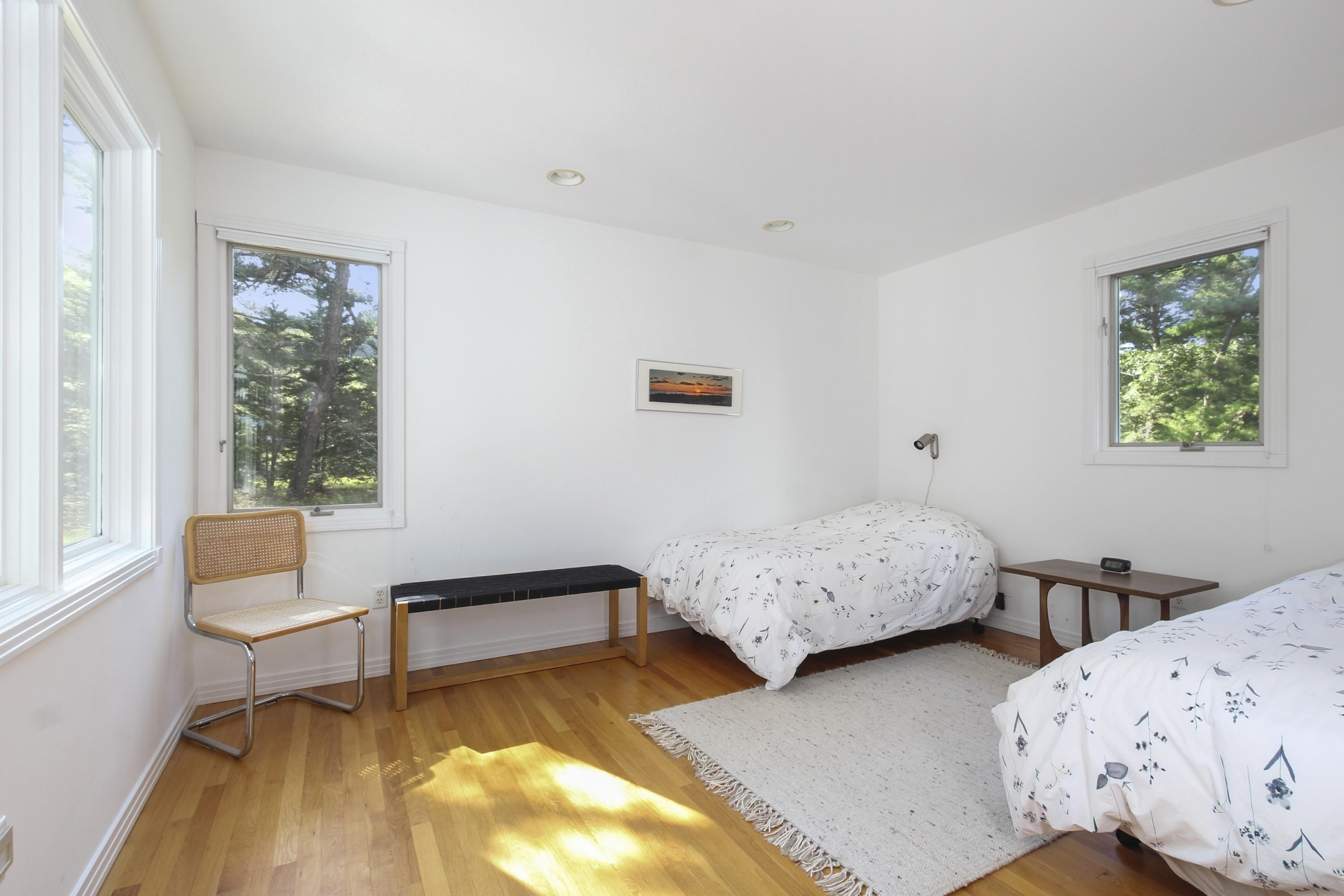 164 Long Pond Road Wellfleet, MA 02667 - Photo 17 of 33 a bedroom with two beds and a window