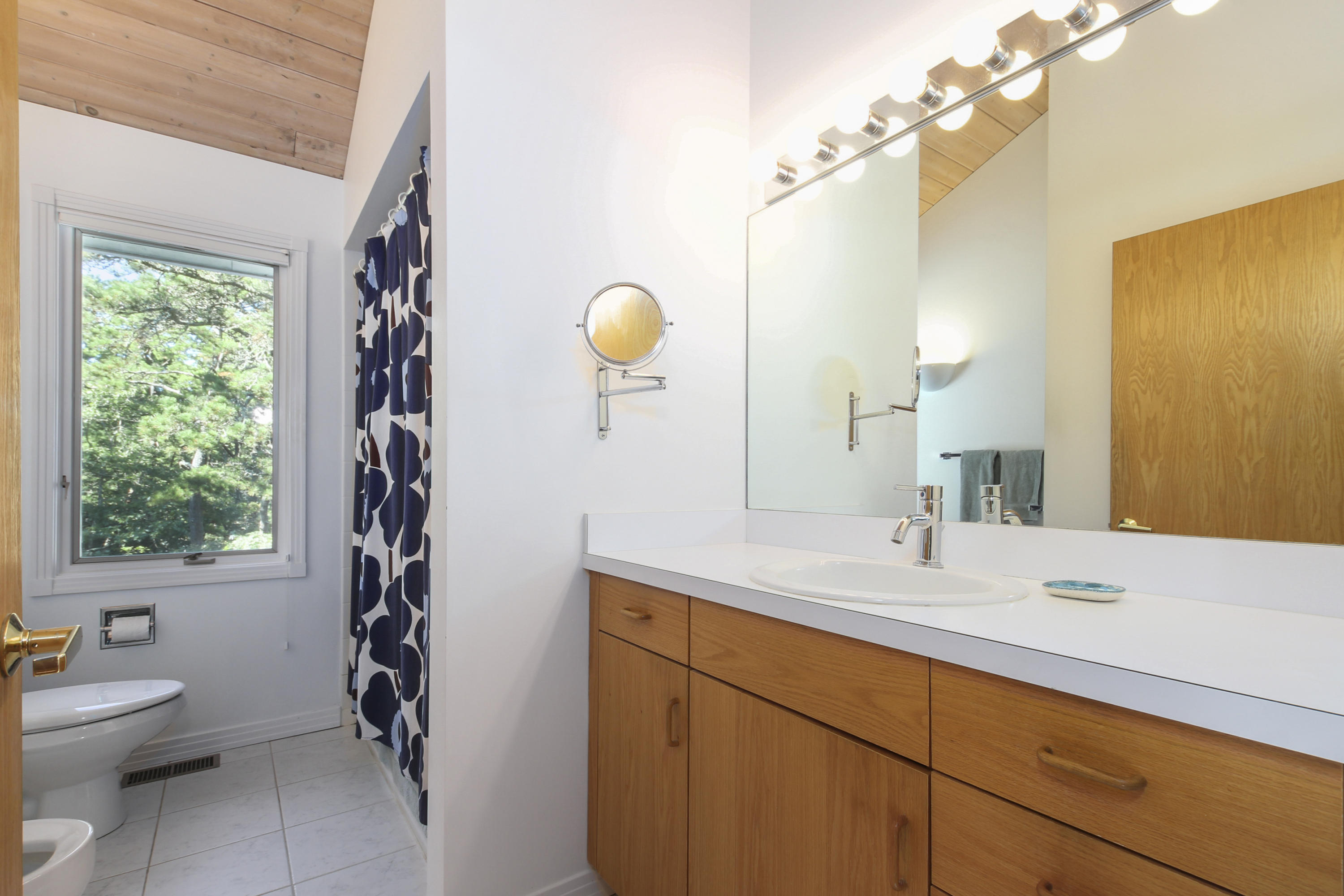 164 Long Pond Road Wellfleet, MA 02667 - Photo 24 of 33 a bathroom with a sink a toilet and shower