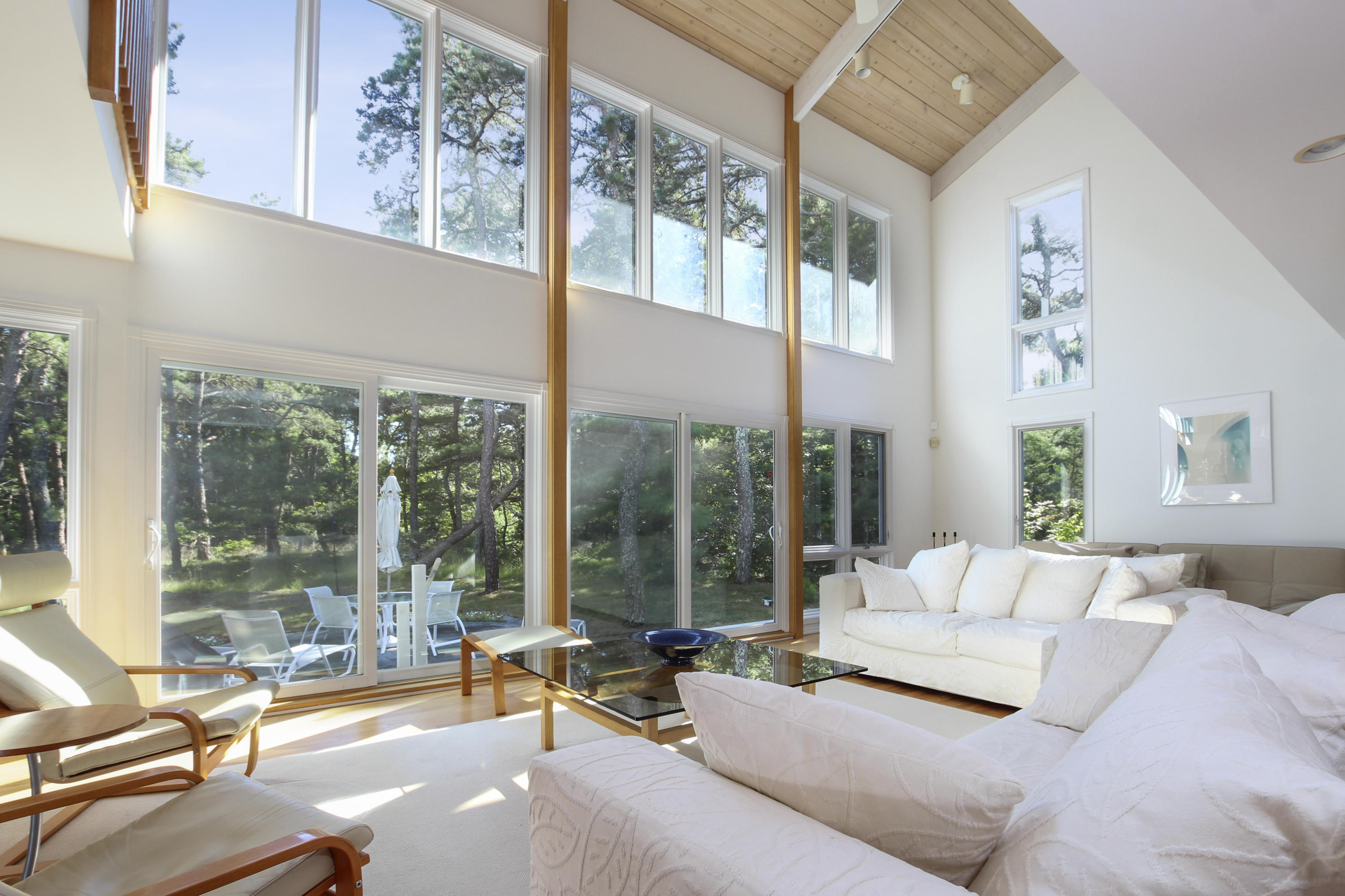 164 Long Pond Road Wellfleet, MA 02667 - Photo 5 of 33 a living room with furniture and a large window