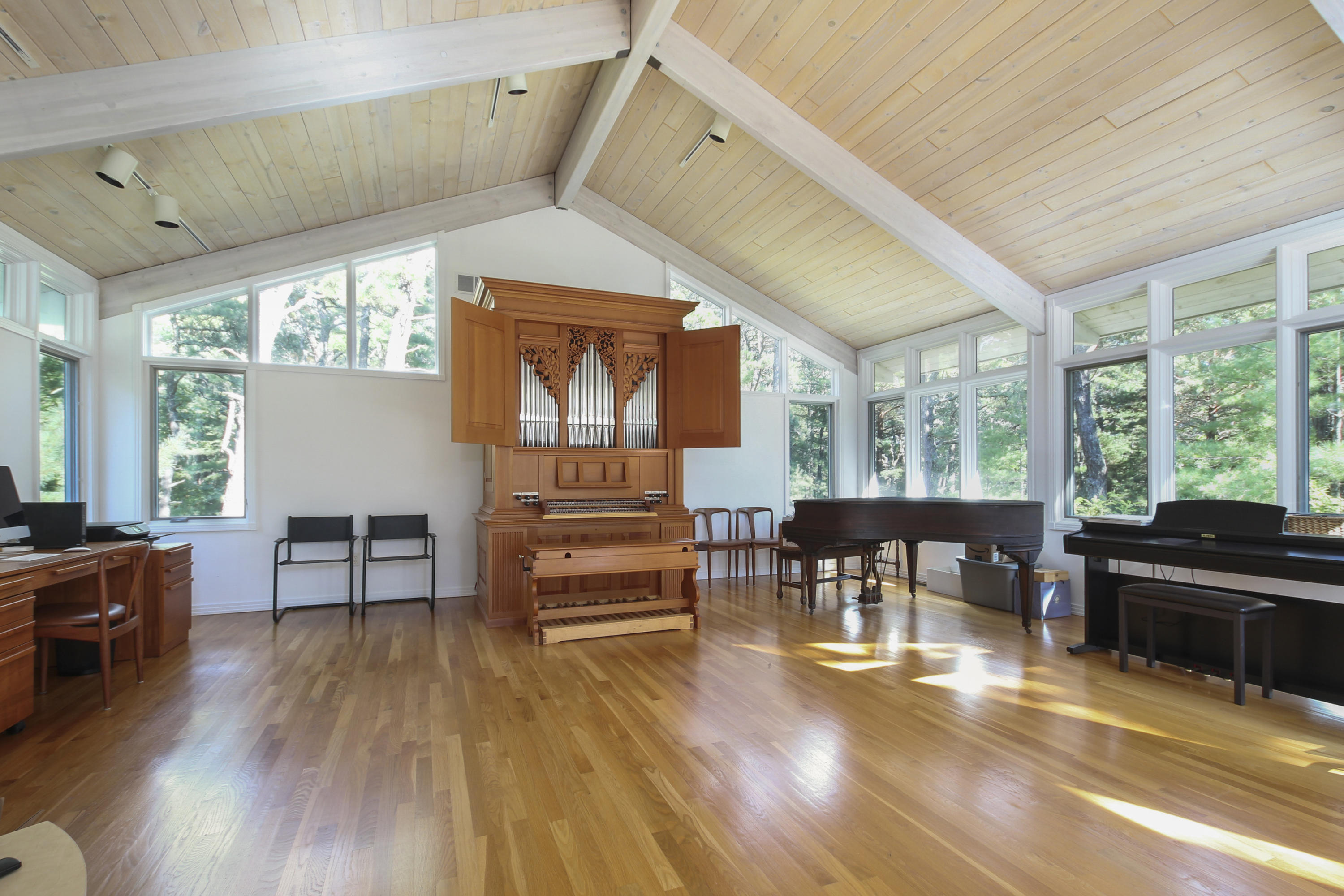 164 Long Pond Road Wellfleet, MA 02667 - Photo 10 of 33 a living room with furniture and wooden floor