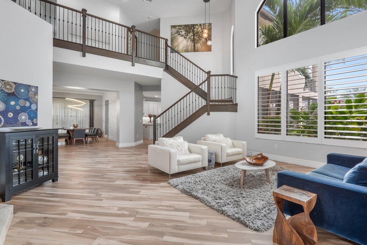 16857 Pierre Circle Delray Beach, FL 33446 - Photo 6 of 57 a living room with furniture and wooden floor
