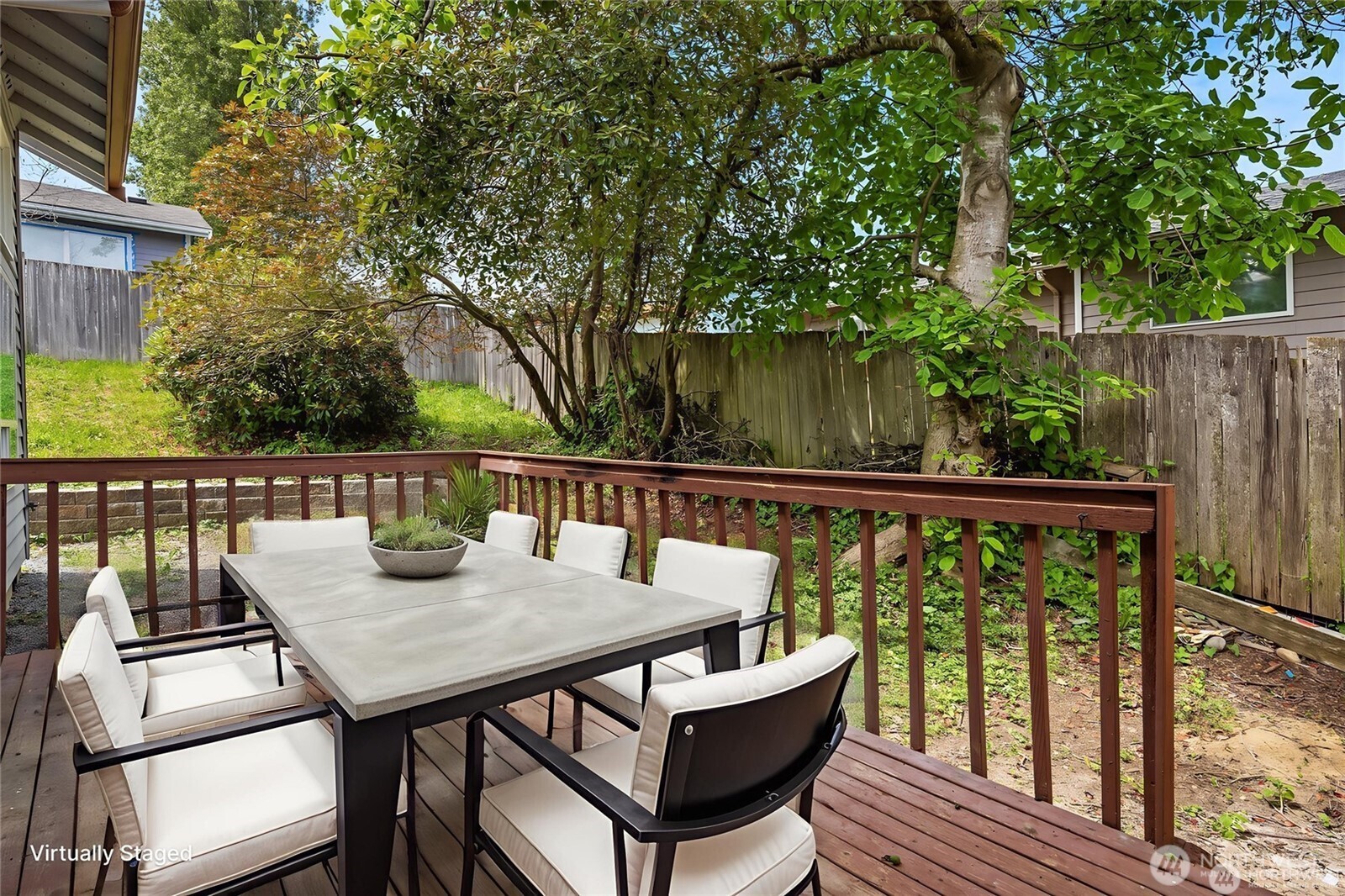 9 76th Street Southeast Everett, WA 98203 - Photo 28 of 28 a view of a balcony with wooden floor and outdoor seating