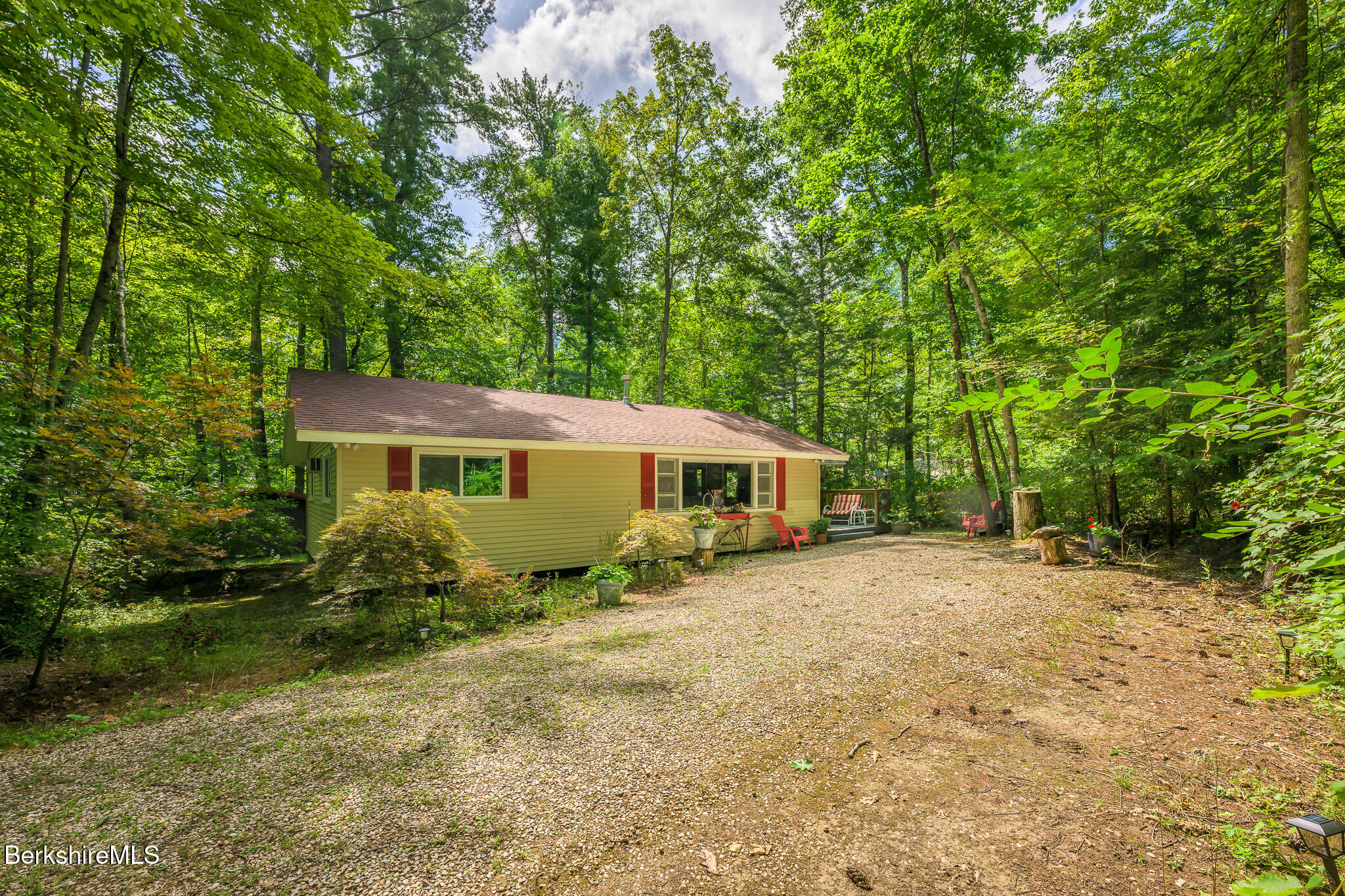 2 Woods Road Stockbridge, MA 01262 - Photo 1 of 35 Driveway to House