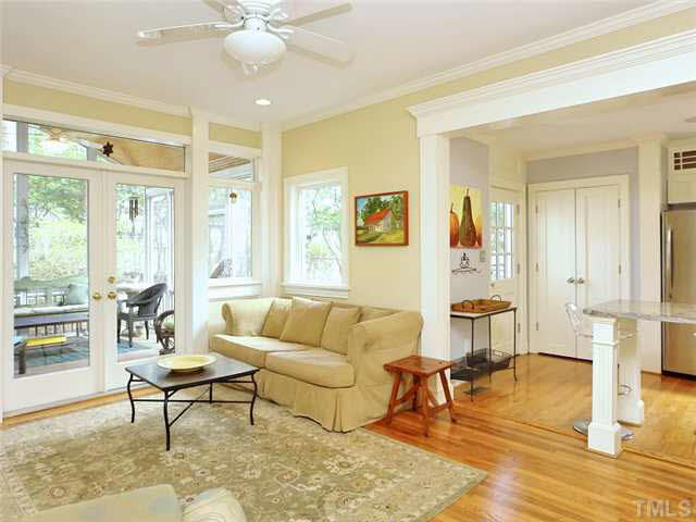 512 Chesterfield Road Raleigh, NC 27608 - Photo 11 of 25 a living room with furniture and a large window