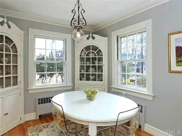 512 Chesterfield Road Raleigh, NC 27608 - Photo 7 of 25 a view of a dining room with furniture window and outside view