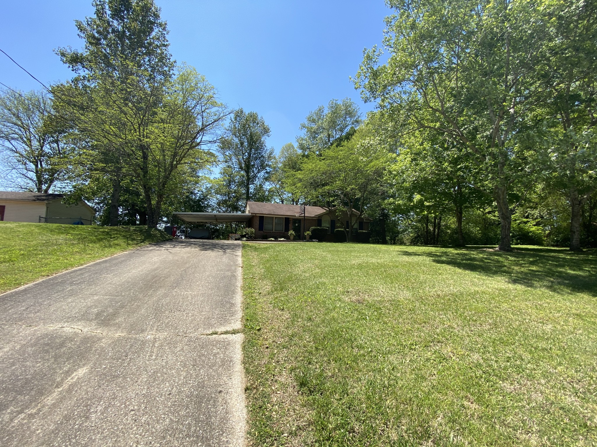1320 Gratton Road Clarksville, TN 37043 - Photo 5 of 14 a view of a yard with plants and trees