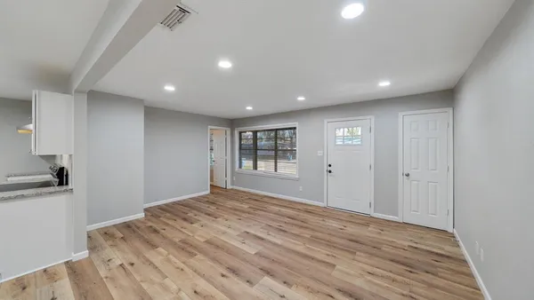 a view of empty room