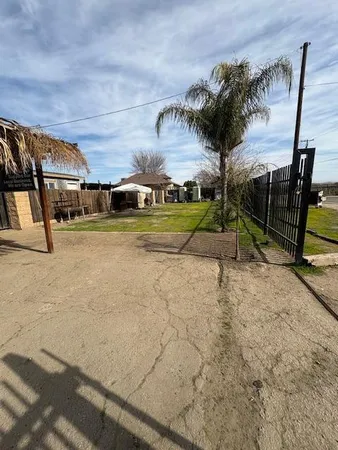 a view of outdoor space with seating