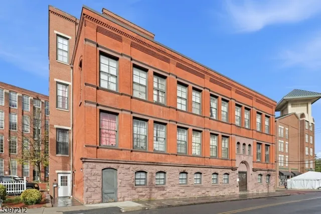 a front view of a building