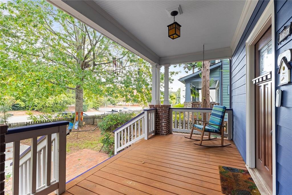 120 Park Place Decatur, GA 30030 - Photo 4 of 35 a view of a chairs and table in deck