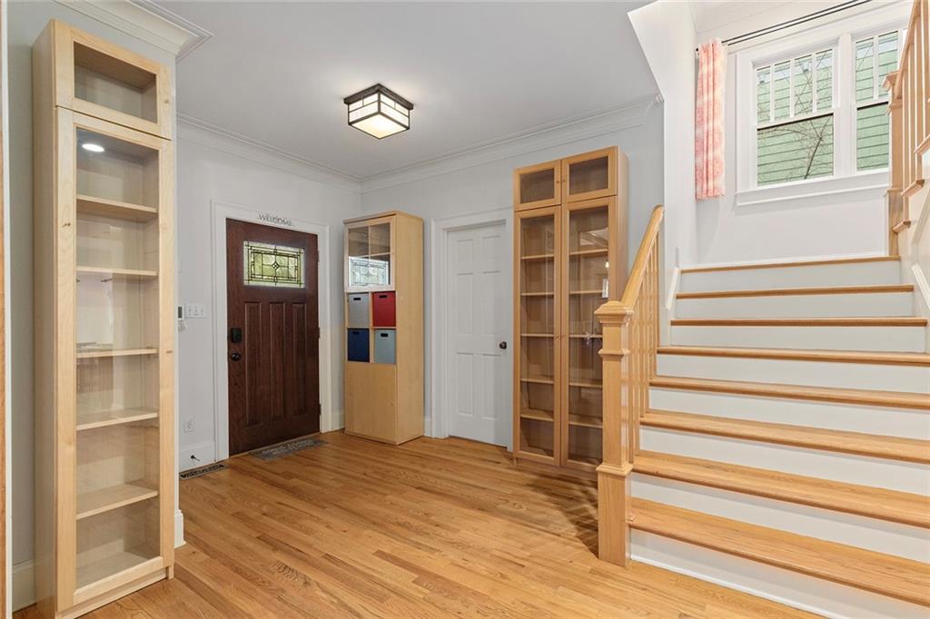 120 Park Place Decatur, GA 30030 - Photo 7 of 35 a view of wooden floor and windows in a room