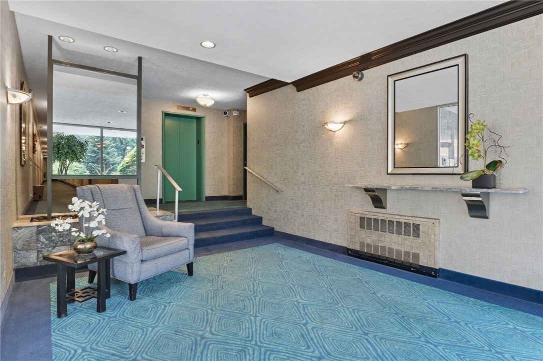 1000 East Avenue, Unit UN606 Rochester, NY 14607 - Photo 23 of 23 * Another view of lobby showing doors to elevator