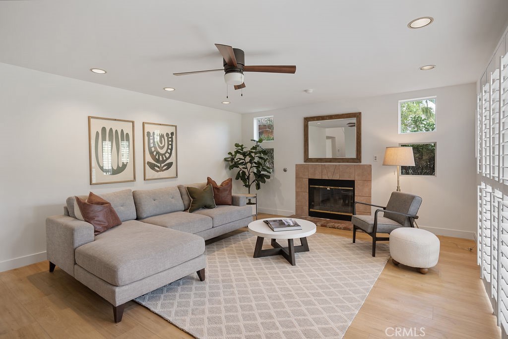 235 Spinks Canyon Road Duarte, CA 91010 - Photo 23 of 62 a living room with furniture and a fireplace