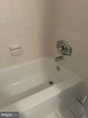 a close up of a bathtub